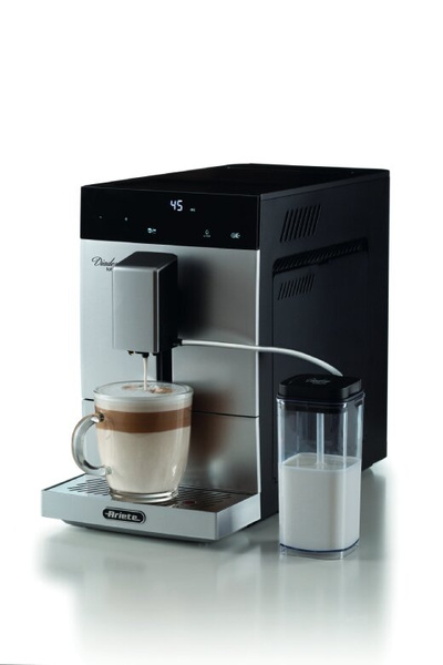 Ekspres do kawy Ariete 1453/01 Diadema Cappucino - Srebrny + 2KG KAWY GRATIS