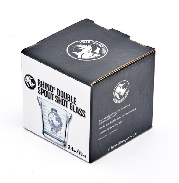  Shot Glass Rhinowares z miarką i uchwytem 70 ml