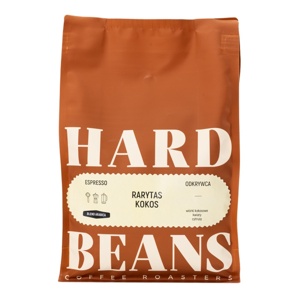Kawa ziarnista Hard Beans Rarytas Kokos Espresso 1kg