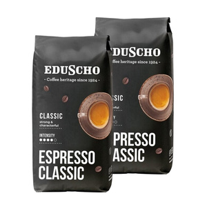 ZESTAW - Kawa ziarnista Eduscho Espresso Classic 2x1kg + PUSZKA NA KAWĘ GRATIS