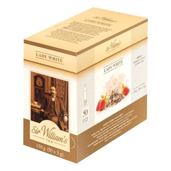OUTLET - Biała herbata Sir Williams Royal Taste Lady White 50x3g