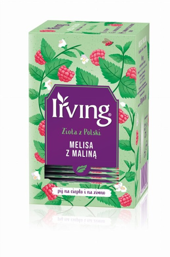 Herbata ziołowa Irving Melisa z maliną 20x1,5g