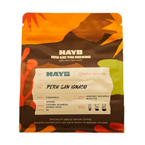 Kawa ziarnista HAYB Peru San Ignacio 250g - opinie w konesso.pl