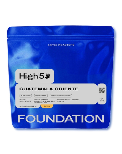 Kawa ziarnista Foundation Coffee Roasters High5 Guatemala Oriente FILTR 250g