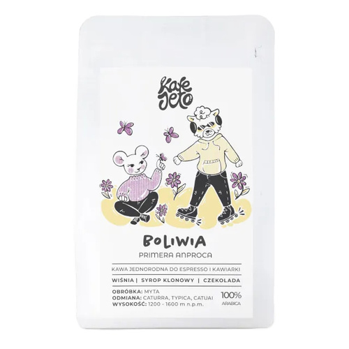 Kawa ziarnista Kafejeto Palarnia Wiosenna Bolivia Primera 250g – NIEDOSTĘPNY