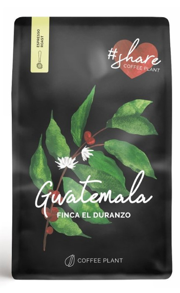 Kawa ziarnista COFFEE PLANT Gwatemala Finca El Duranzo 250g - NIEDOSTĘPNY