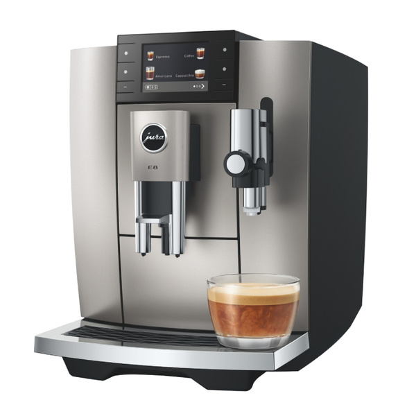 Ekspres do kawy Jura E8 Midnight Silver (ED) + 3KG KAWY GRATIS