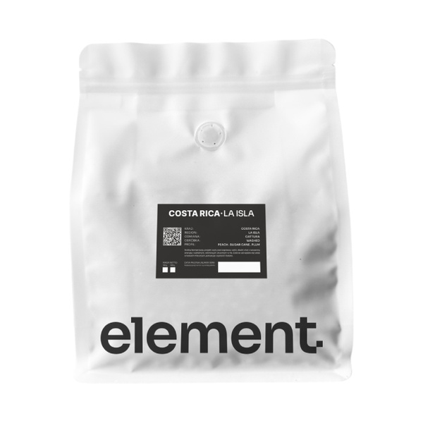Kawa ziarnista Element. Esko Kostaryka La Isla 500g
