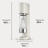 Saturator do gazowania wody SodaStream Enso Sand - BeżowyBeżowy