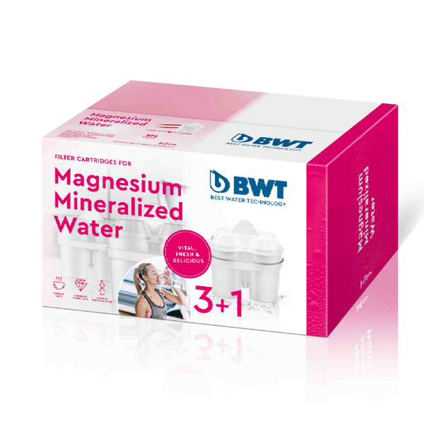 Wkład filtrujący wodę BWT Magnesium Mineralized Water - 3+1 szt.