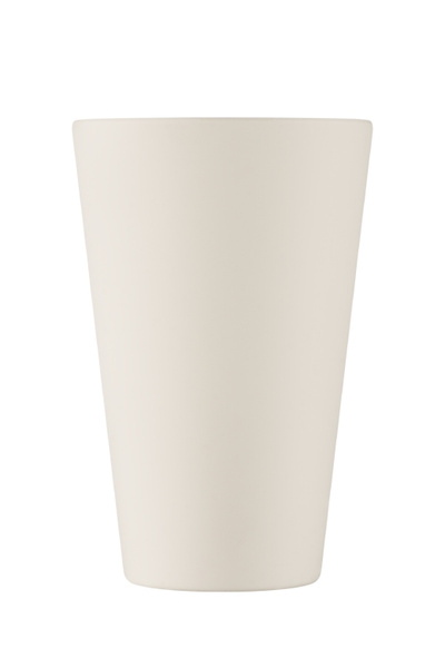 Kubek na wynos Ecoffee Cup Solid Colours Black Nature 400ml - Biały