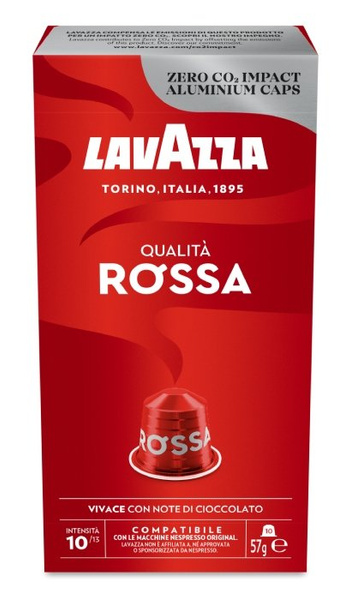 Kapsułki do Nespresso* Lavazza Rossa - 10 sztuk