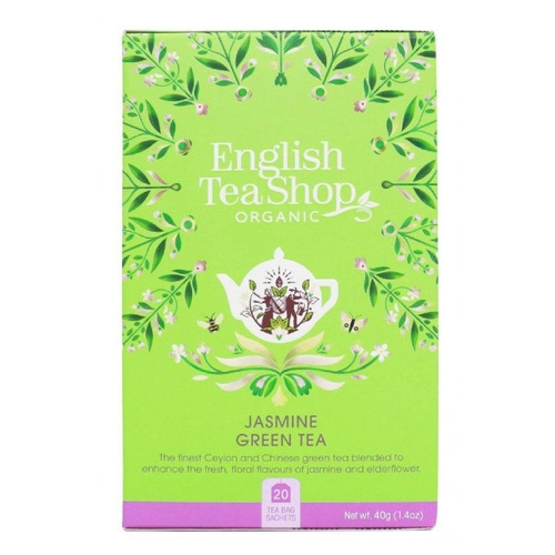 Zielona herbata English Tea Shop Jasmine Green Tea 20x2g