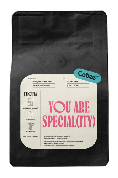 Kawa ziarnista Leń Coffee Etiopia Boledu Espresso 250g