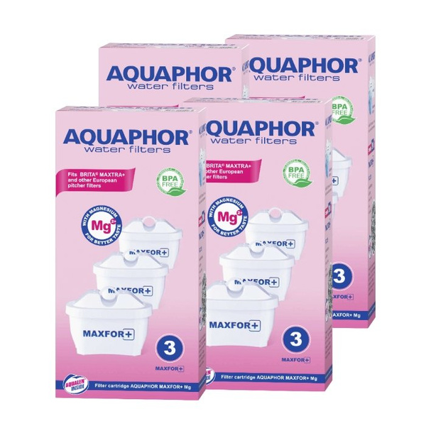 Wkład filtrujący wodę AQUAPHOR Mg+ - 12 sztuk