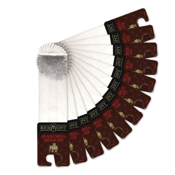 Czarna herbata Richmont Black Chilli Chocolate 12x4g