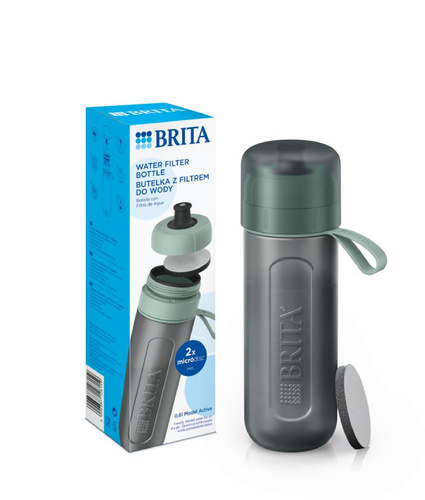 Butelka filtrująca BRITA Active 0,6l - Pastelowa zieleń