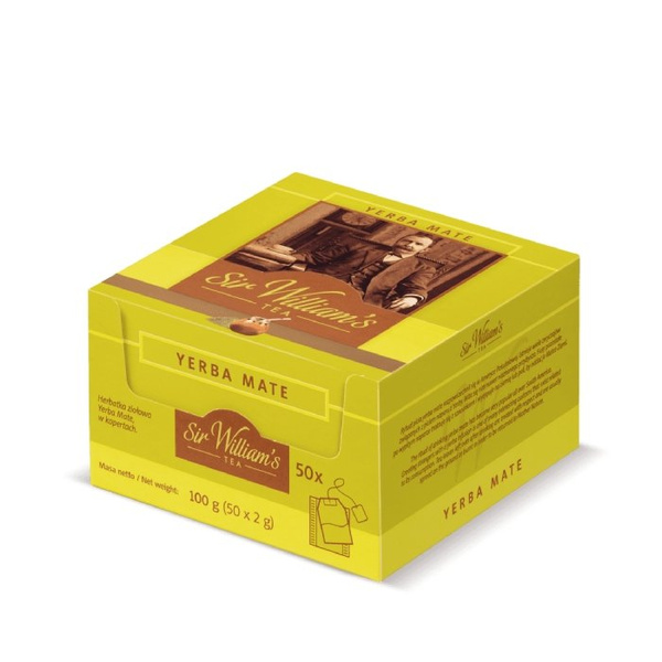 Ziołowa herbata Sir Williams Tea Yerba Mate 50x2g