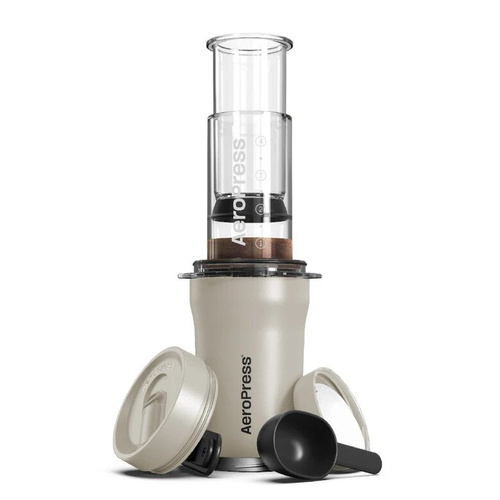 OUTLET - Zaparzacz do kawy AeroPress Go Plus - Kremowy