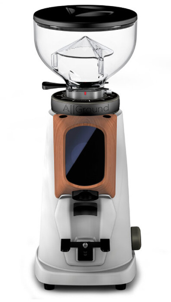Młynek do kawy Fiorenzato AllGround Sense - Arctic White & Wood