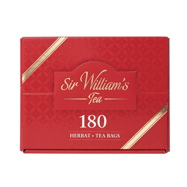 Tekturowy prezenter z herbatami Sir Williams Tea - 180 saszetek