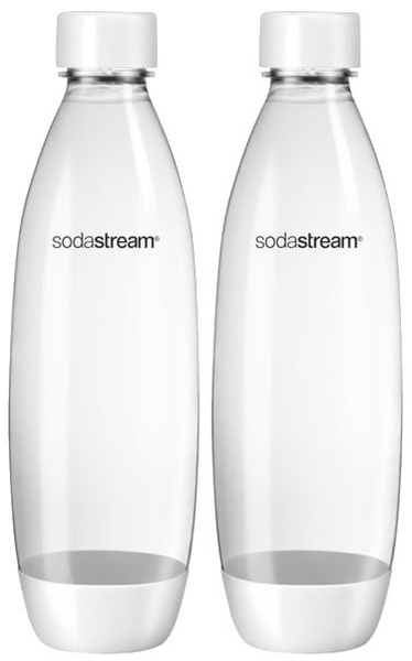 Butelka SodaStream FUSE 2x1L - Biała - NIEDOSTĘPNY 