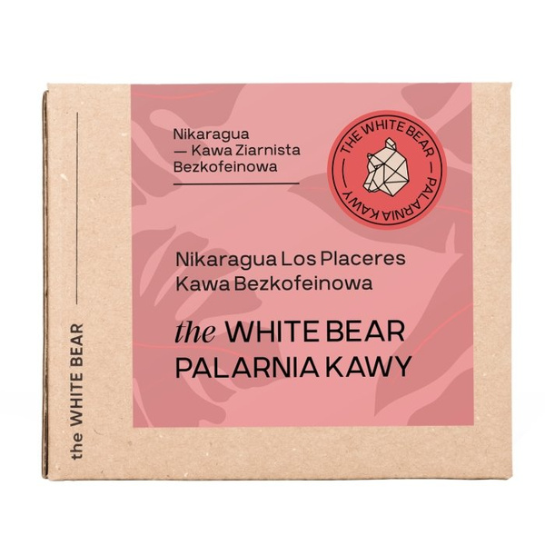 Bezkofeinowa kawa ziarnista The White Bear Colombia Excelso 250g - NIEDOSTĘPNY