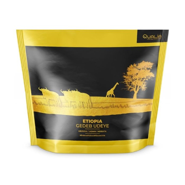 Kawa ziarnista Qualia Etiopia Gedeb Udeye 250g - NIEDOSTĘPNY 