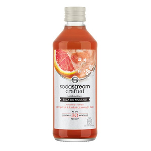 Baza do koktajli SodaStream Crafted Grejpfrut Kwiat Bzu 330 ml – NIEDOSTĘPNY