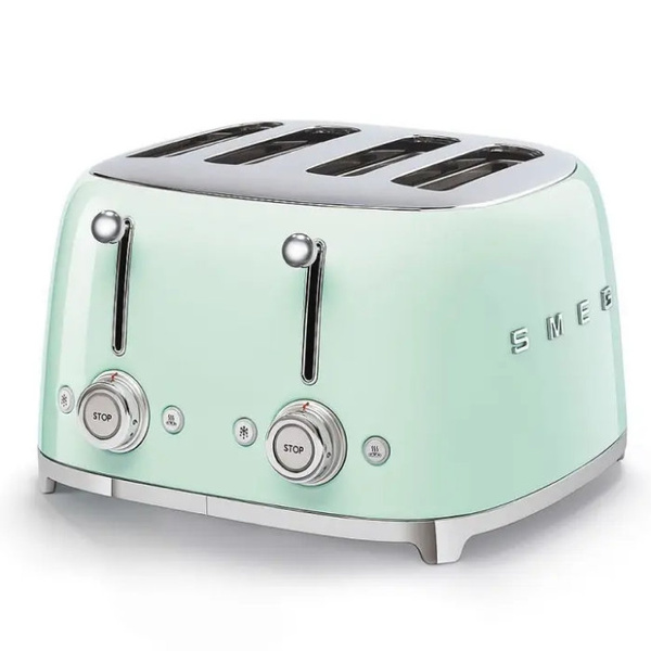 Toster na 4 kromki SMEG TSF03PGEU - Zielony