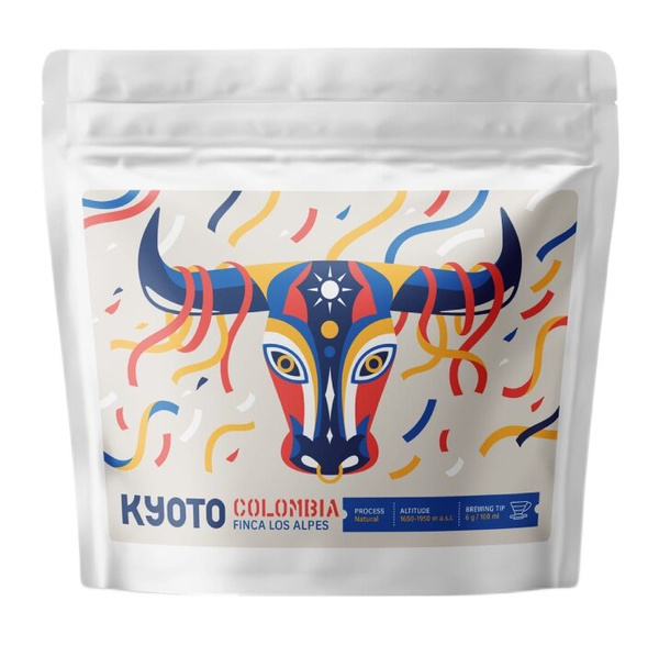 Kawa ziarnista KYOTO Kolumbia Finca Los Alpes Filtr 250g - NIEDOSTĘPNY