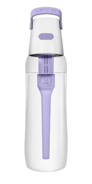 ZESTAW - Butelka filtrująca Dafi SOLID 0,7 l z filtrem + 3 x Filtr do butelki DAFI - Lawendowy