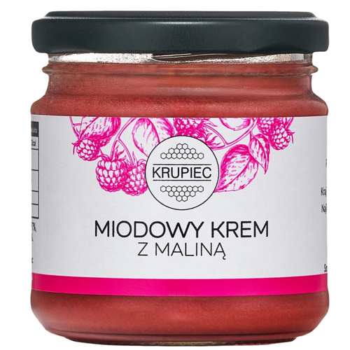 Miód z maliną Krupiec 250g