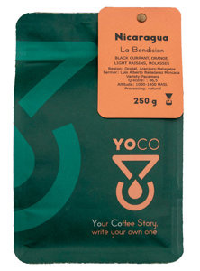 Kawa ziarnista YoCo Coffee Nicaragua La Bendicion FILTR 250g - NIEDOSTĘPNY