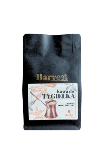 Kawa mielona HARVEST Kawa do tygielka 250g – NIEDOSTĘPNY - opinie w konesso.pl