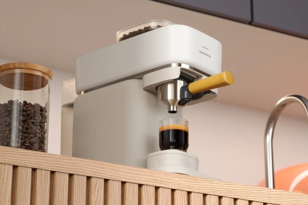 Ekspres do kawy Philips Baristina BAR300/03 - Mleczna Biel