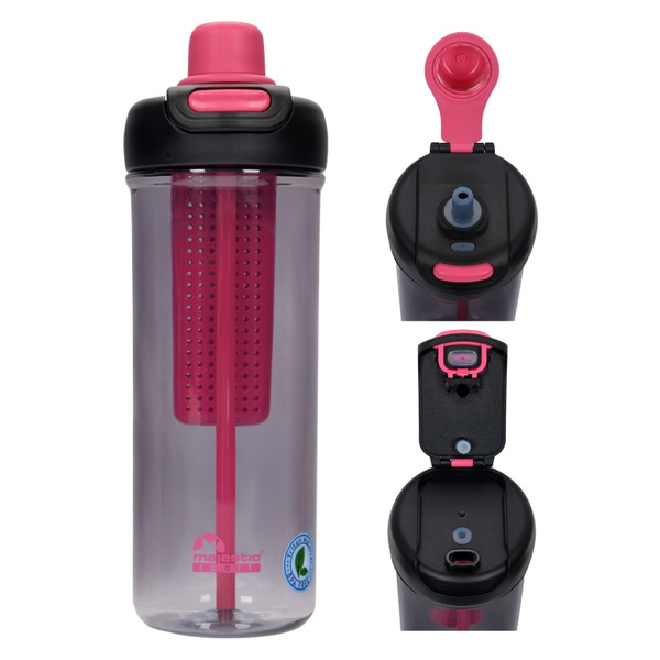 Butelka na wodę Majestic Sport Zoya 950 ml - Czarna
