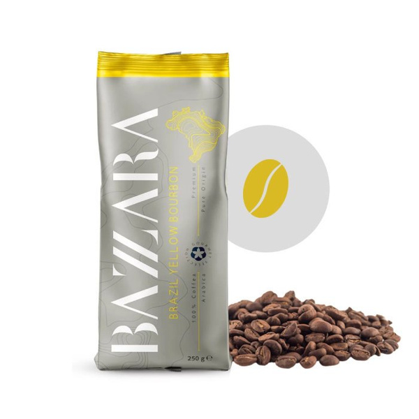 Kawa ziarnista Bazzara ESPRESSO BRAZIL YELLOW BOURBON 250g