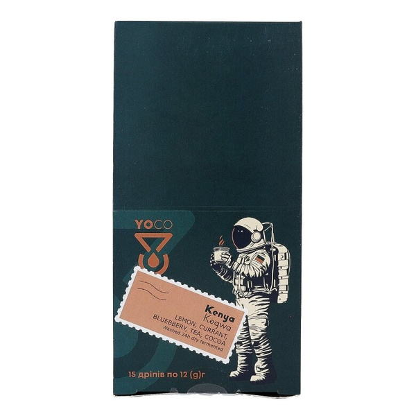 Drip Bag Coffee YoCo Coffee Kenya Kegwa 15x12g