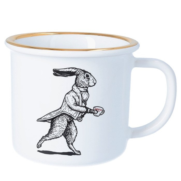 Emaliowany kubek z kolekcji Costa Coffee 180 ml - wzór 1 