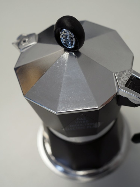 OUTLET - Kawiarka GAT Fashion Black Induction 3 filiżanki