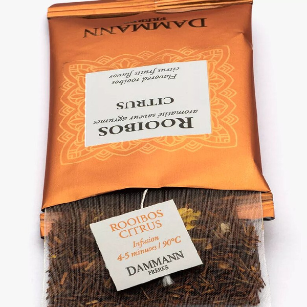 Herbata rooibos Dammann Rooibos Citrus 24 saszetki