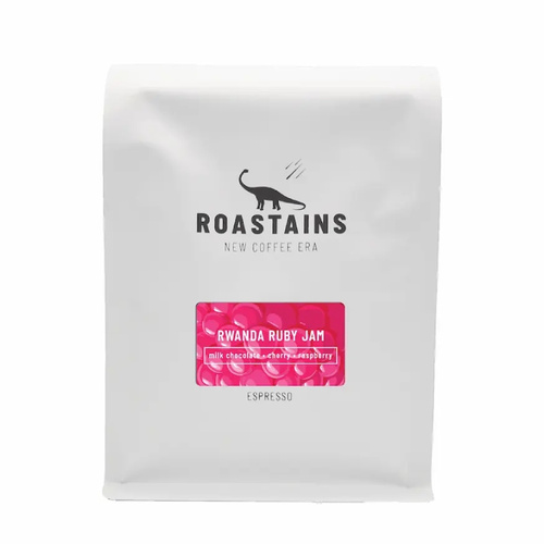 Kawa ziarnista Roastains Rwanda Ruby Jam 1kg – NIEDOSTĘPNY