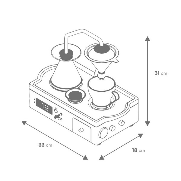 Ekspres do kawy Joy Resolve Barisieur Tea & Coffee Alarm Clock - Czarny – NIEDOSTĘPNY