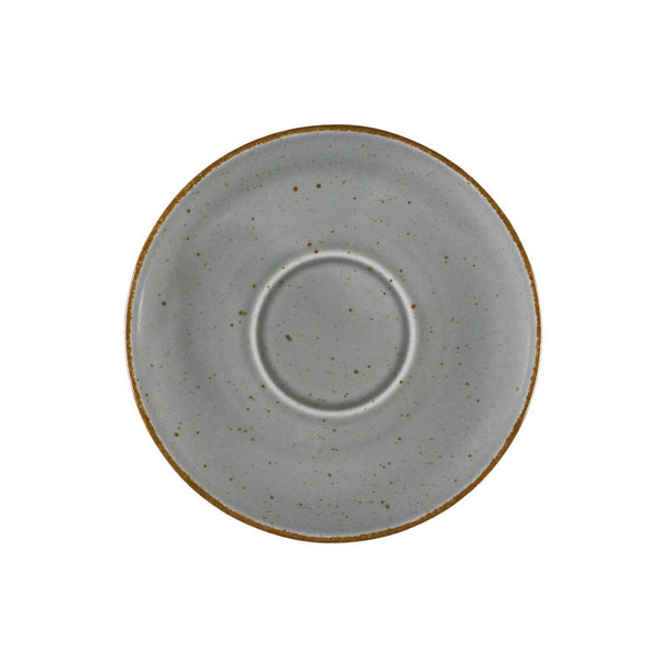 Filiżanka ze spodkiem Lubiana Aida ART 280 ml - Szara