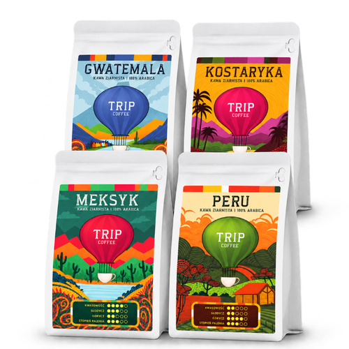 ZESTAW - Kawy ziarniste Trip Coffee 4x250g wersja 2