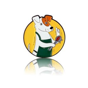 Przypinka - Forest barista