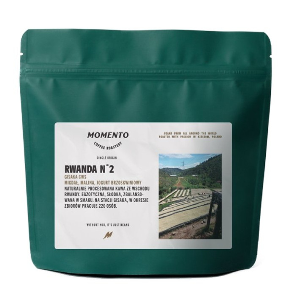 Kawa ziarnista Momento Rwanda Nº2 Gisaka CWS 250g - NIEDOSTĘPNY