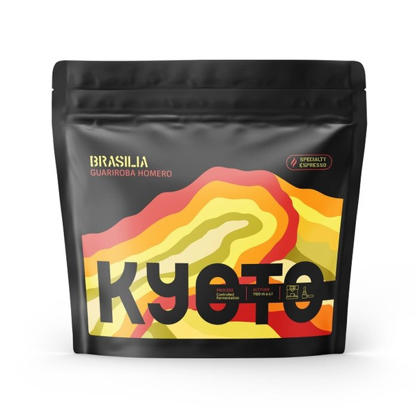 Kawa ziarnista KYOTO Brazylia Guariroba Homero 250g - NIEDOSTĘPNY