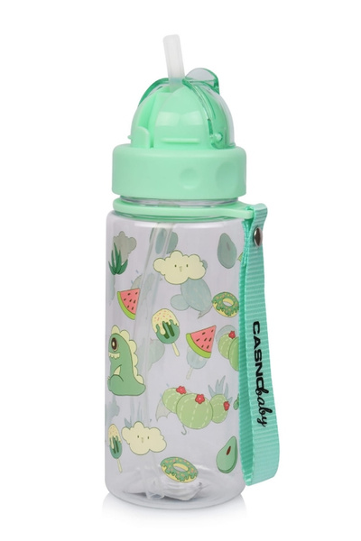 Butelka na wodę dla dzieci Casno Willy 400 ml - Zielona